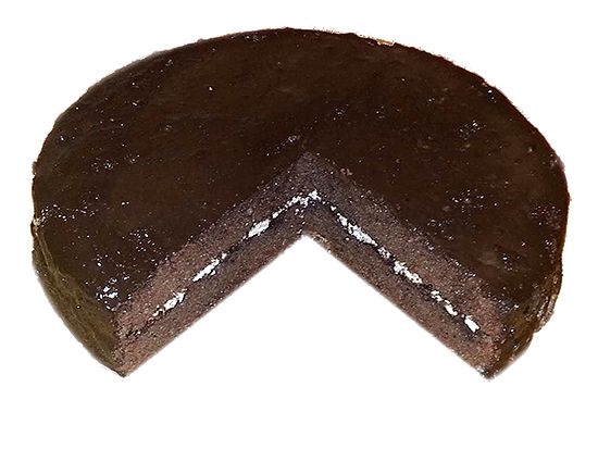 עוגת שוקולד טעימה וגבוהה של חגית חן עם גנש שוקולד ושכבת שוקולד חלבה 3
