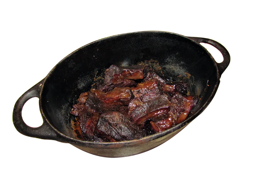 מתכון בשר בקר מפורק - הבשר אחרי התנור