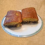 עוגת תפוזים ולימון עם שוקולד או שקדים וקוקוס